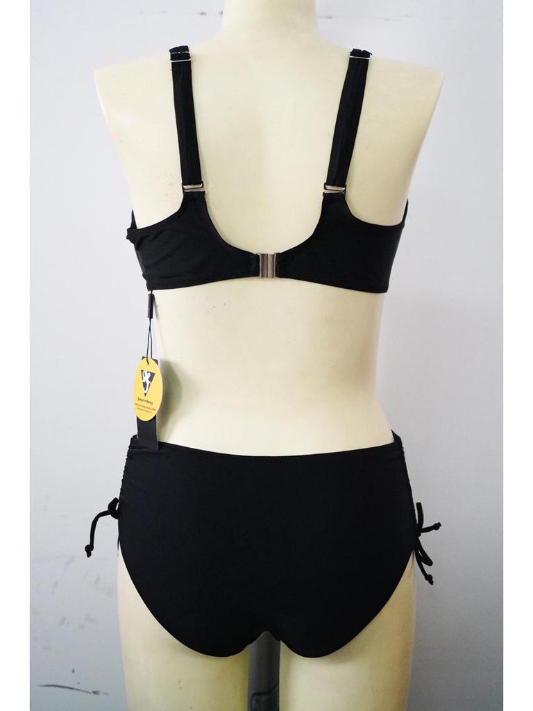 2025 Hanligu Smart+Sexy Gathered Bikini Swimsuit, Super Large Cup