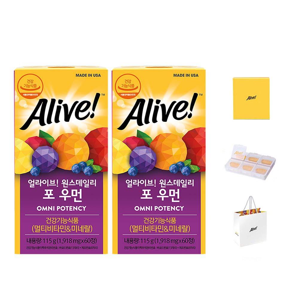 Alive Multi Vitamin for Women Supplement 60 Tablets 2 pcs