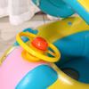 1pc PVC Children's Swimming Ring With Sun Shade, Inflatable Water Toy, Swimming Pool Float