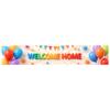 Housewarming Banner Vibrant Pattern Banner Decoration Home Celebration Multicolor Scheme Welcome Banner For Home Event Indoor