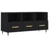 VidaXL TV Cabinet Black 102x36x50 Cm Engineered Wood 829013