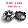 wzcbs10 2025 Hot 40pcs 75mm Wheel Center Hub Cap Emblem For Mercedes Benz Car Rims Cover Logo Badge 3pin A1714000025 6pin A1674015900 Ac