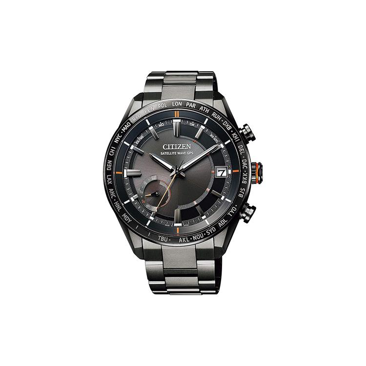 CITIZEN Quartz Movement Titanium Strap Watch Men s Watches Black Dial CC3085-51E Black Dial