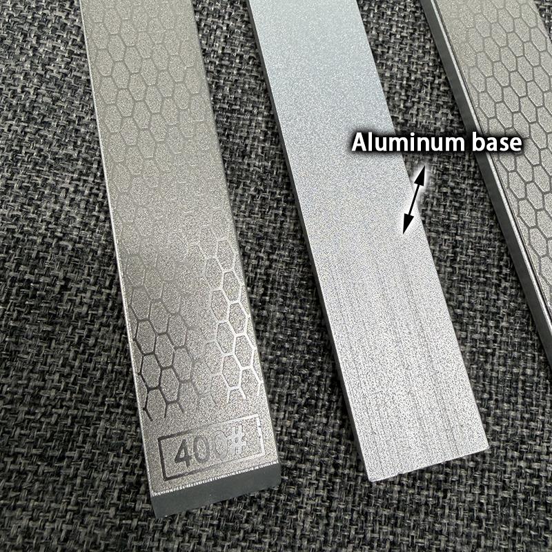 2026 New Aluminum Base Honeycomb Diamond Sharpening Stone, Portable Outdoor Sharpener Fixed Angle Knife Sharpener Accessories