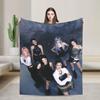 Kpop Babymonsters Group Blankets Velvet Spring/Autumn  Multi-function Lightweight Throw Blanket for Home Office Bedspreads
