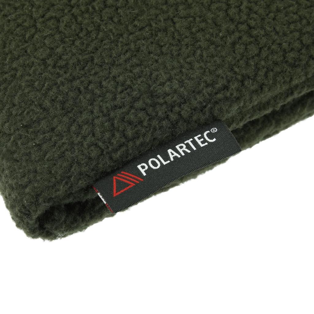 Basic Enchi POLARTEC Short Muffler Polartec Down One Size Fits Black - Muffler, Warm, Lightweight, Cold-Resistant, Fleece, Men's & Women's, All,