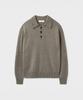 Yunionbeullu Structured Collar Knit [Khaki Gray]