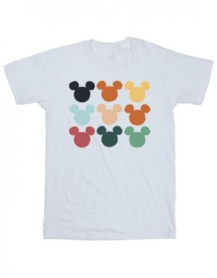 Quadratisches T-Shirt mit Mickey-Mouse-Köpfen für Jungen