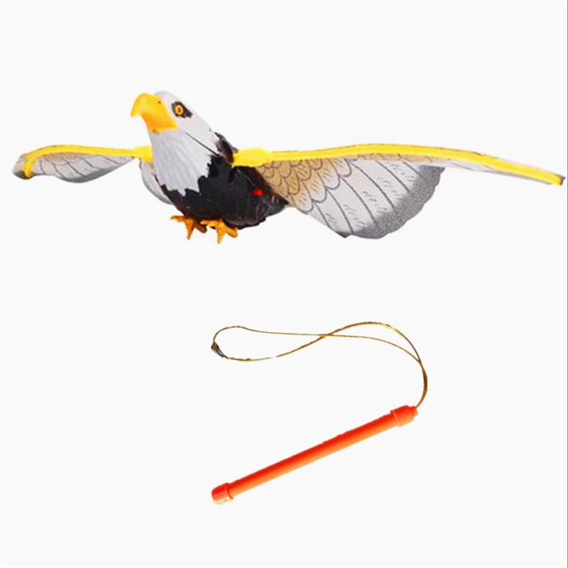 Popular Electric Hanging Eagle Toy with Glowing Eyes and Sound