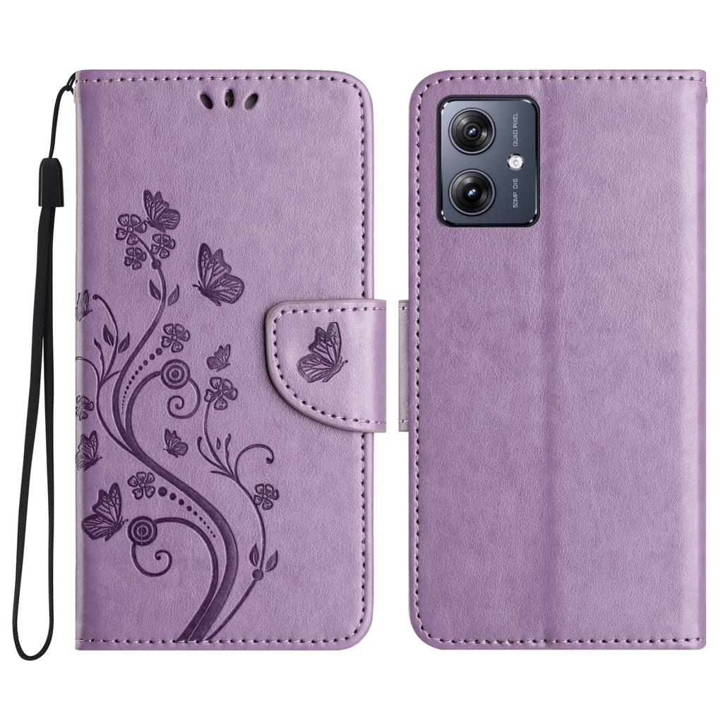 For Samsung Galaxy A06 4G Case Imprinted Mini Butterfly Leather Wallet Phone Cover