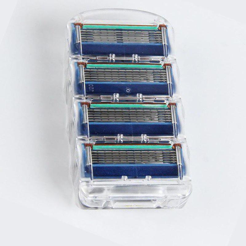 4Pcs 5 Layers Blade Razor Blades For Men Shaving Face Care Cassette Shaving