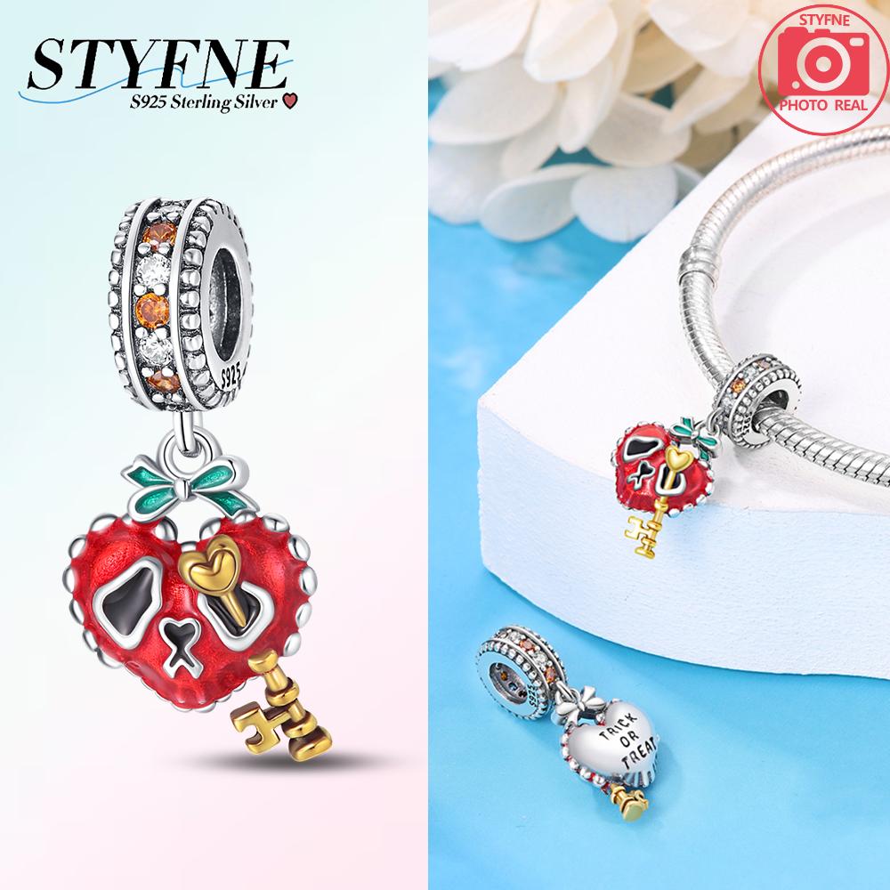 Exquisite Skull Man Castle Blood Night Butterfly Fantasy Pendant Copper Charms Fit Original Bracelet Women Diy Jewelry Gift
