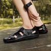 Men's Handmade Sandals Outdoor Sandals Leather Sandals Beach Shoes Hiking Outdoor Leather Sandals