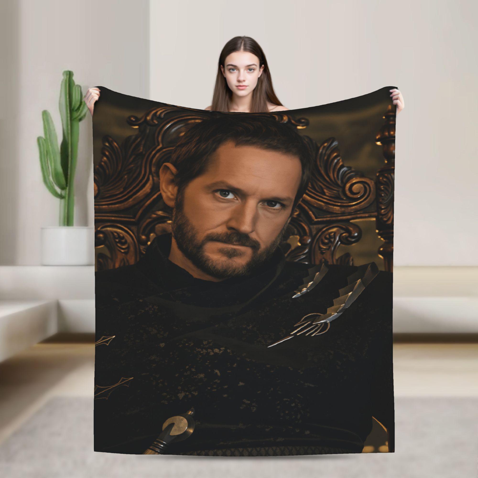 

Baelor Targaryen Throw Blanket Warm Comfy Funny Blankets For Living Room Travel Car Flannel Bedspread Bed Cover 75x90cm