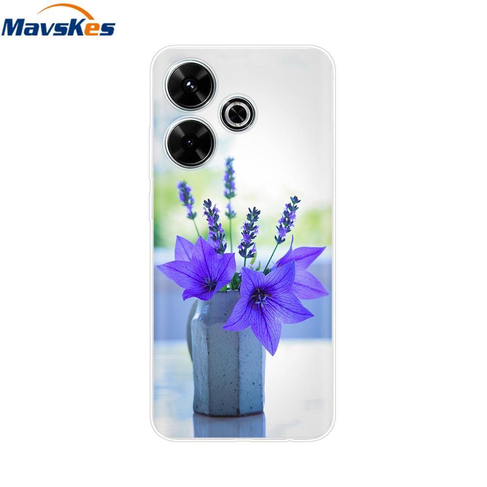 Case for Xiaomi Poco M6 4G Capa For Funda de teléfono Redmi 13 4G Back Cover For Etui Xiaomi Redmi 13 PocoM6 4G Phone Coque Para