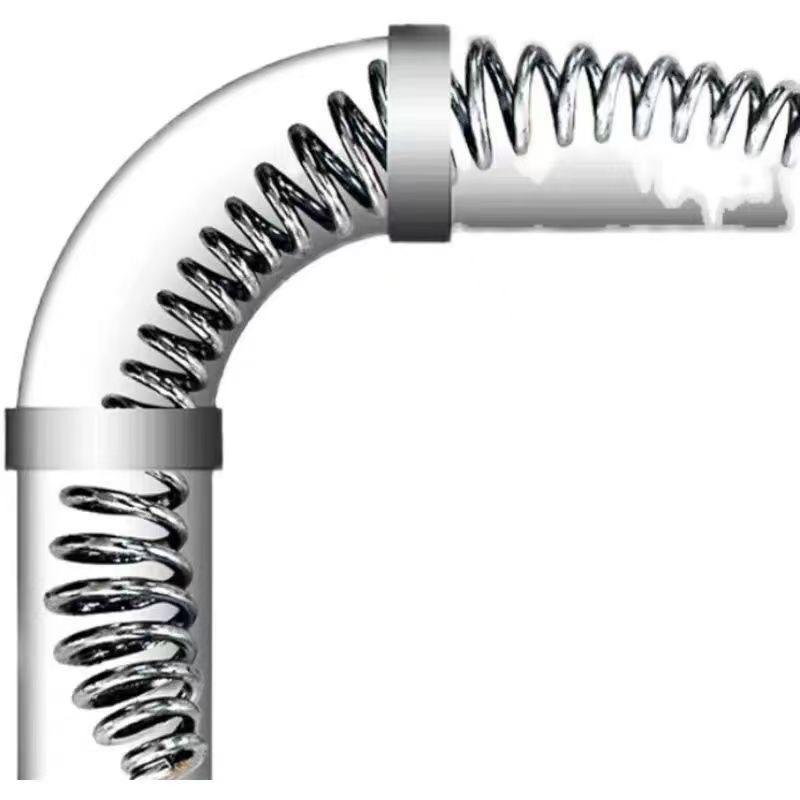 Sewer Dredging Spring Electric Drill Drain Cleaner Machine Sewer Pipe Dredger Cleaning Tool With Connector 5 meters 10 Meters