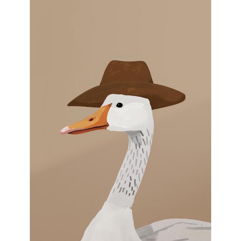 Funny Cute Cartoon Animals Minimalist Nordic Posters Prints Canvas Painting Wall Art Picture Living Room Kindergarten Home Decor