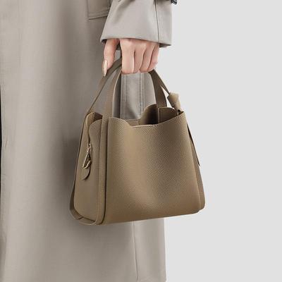 Sac à bandoulière seau en cuir PU pour femme, sac à main tendance, fourre-tout décontracté, sac de voyage, sac de jour
