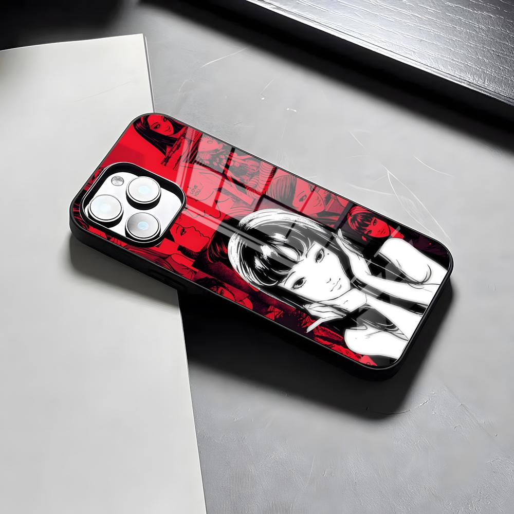 Anime T-Tomie Kawakami Phone Case For IPhone 17 Pro Max 15 Pro 16 14 Plus 12 13 Mini 11 Pro Shockproof Glass Cover