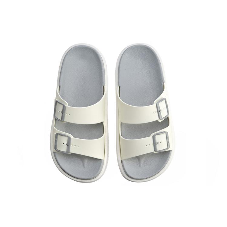 Li Ning Clap Comfortable EVA Quiet Slide Slippers Men's Standard White AGAQ001-4