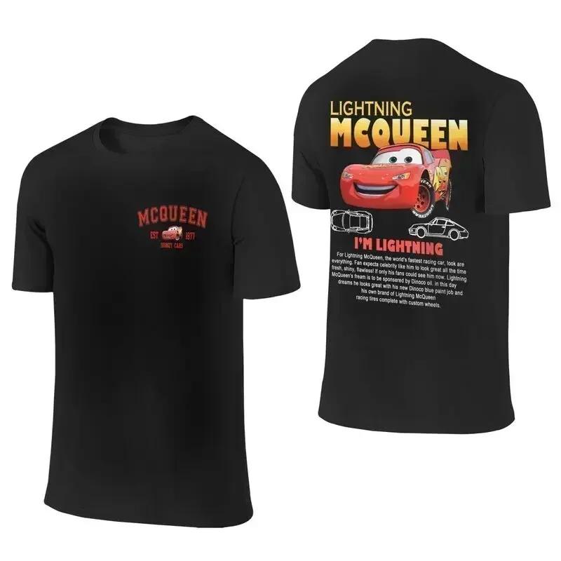 Family Summer Men's Women's Sally I'm Lightning Cars McQueen Graphic T-Shirt Accessories Fun Cotton Couple Top Kids T-Shirt