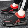 Spring and Autumn Men's Shoes Men's Black Breathable Fly-woven Mesh Shoes Men's Casual Shoes