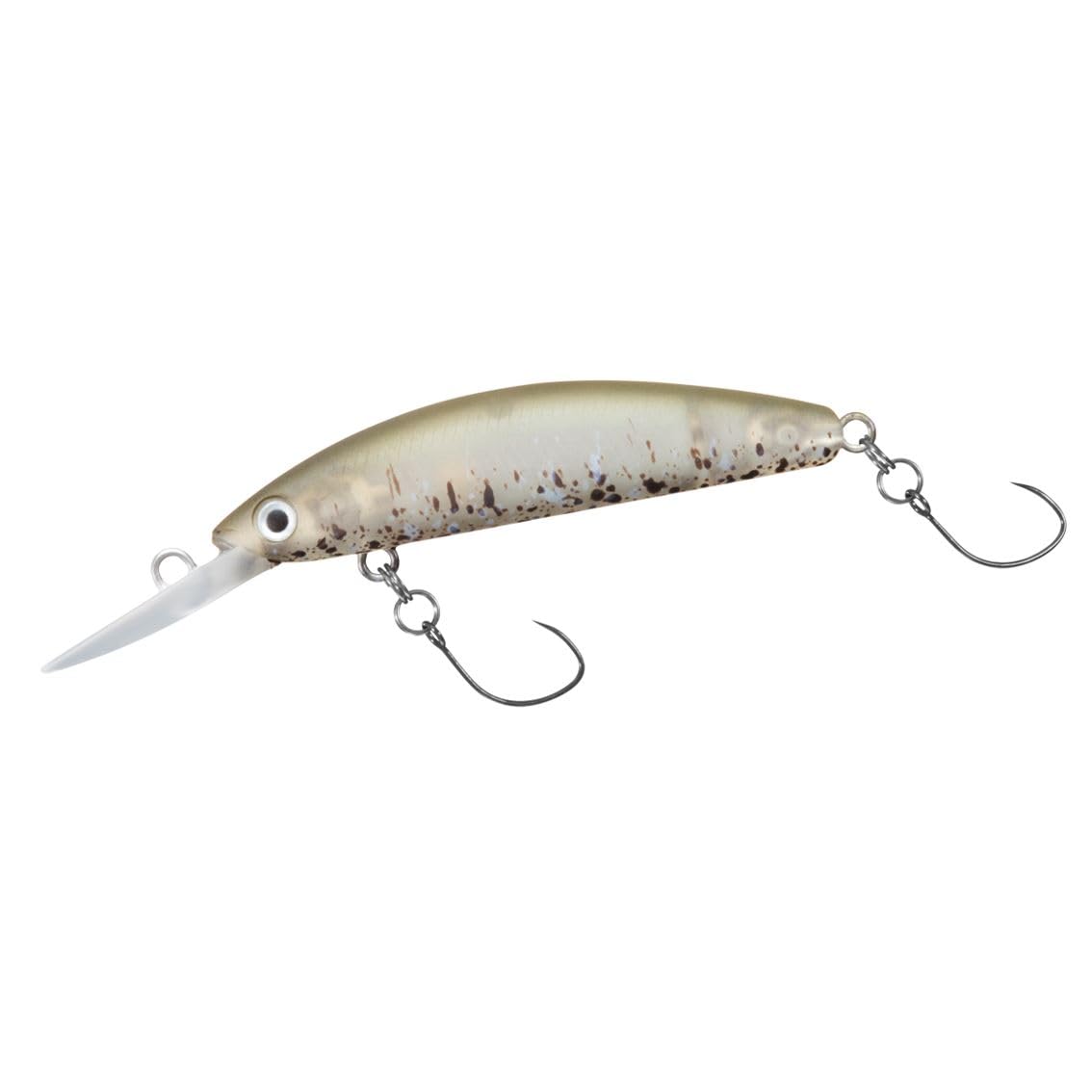 DAIWA Воблер PRESSO Double Clutch 48F Коричневый Жемчужный Всплеск 48mm коричневый