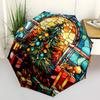1pc Sonic the Hedgehog Automatic Opening Folding Umbrella with 3-Fold Design, 8-Bone Iron Frame, Outdoor for Fans, Travelers, Everyday Use, Gift Idea.