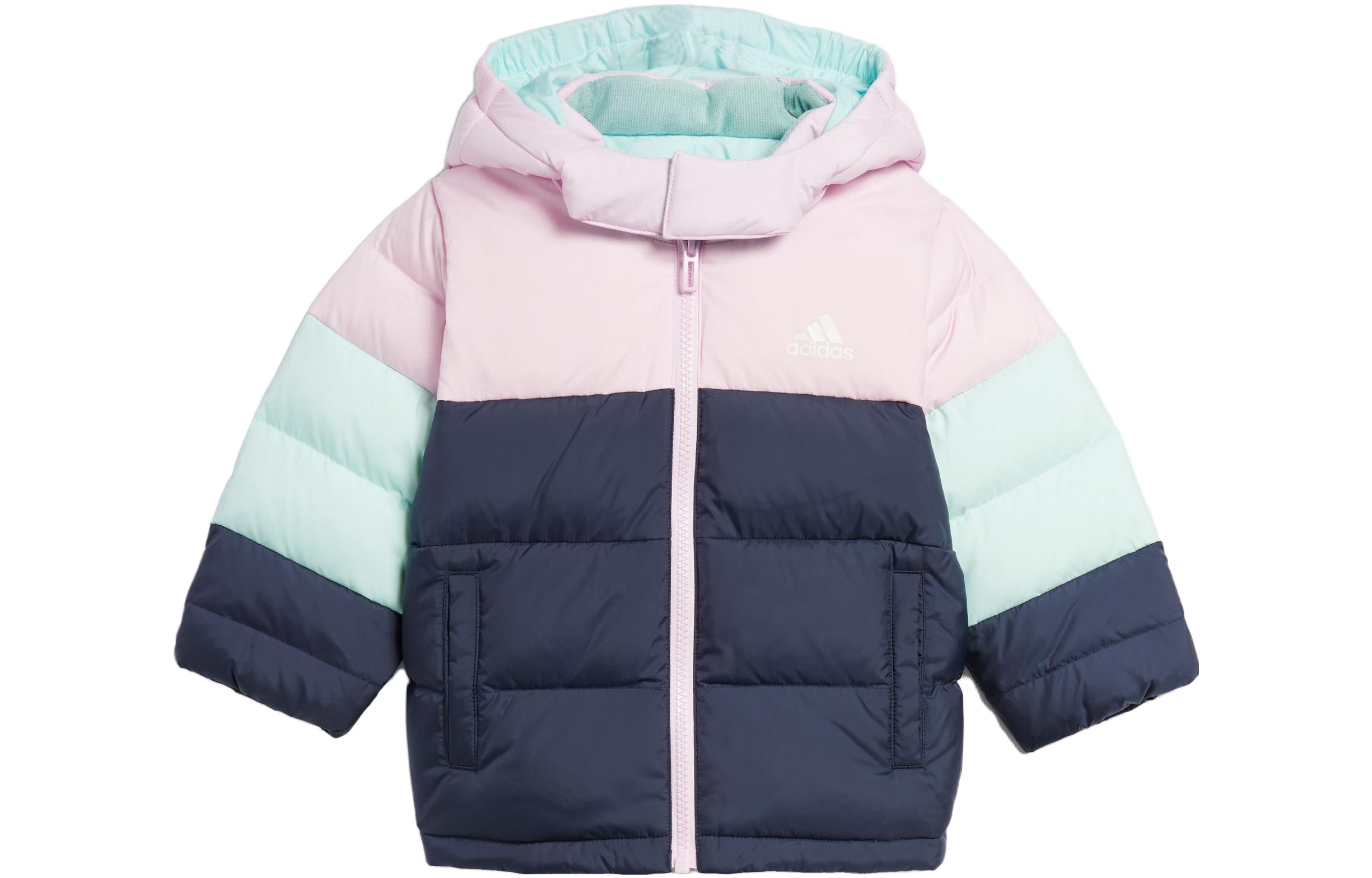 Adidas Down Vest Pink/Green/Dark Blue Kids  IP7181 86