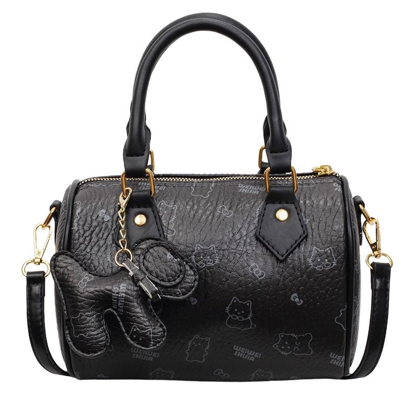 Women's Bag New Pillow Bag Cute Girl Portable Small Bag Female Cartoon Printed Shoulder Bag