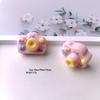 3D Cartoon DIY Resin Accessories: Cat Camera, Cream Glue Hair Clips, Shoe Buckles, Keychains, Pendants