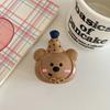 Hairpin Cartoon Hair Claw Acrylic Plastic Grab Clip Cute Bear Hair Clip  Vacation