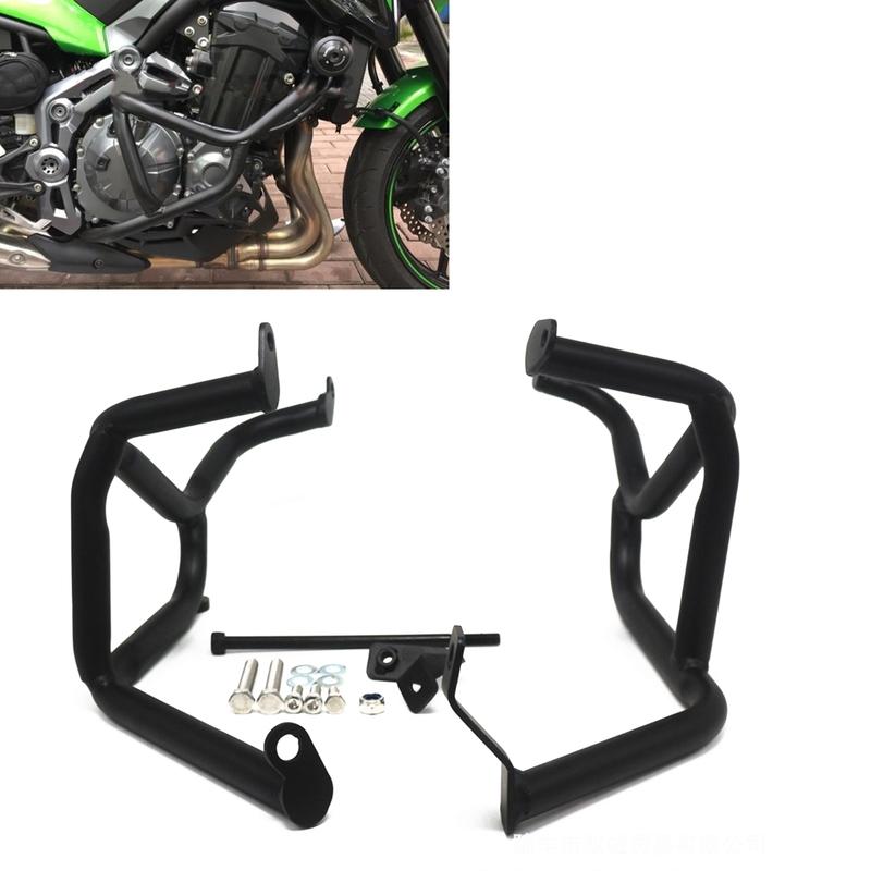 2pcs Motorcycle Engine Guard Crash Bar Protector For 2017-2019 Kawasaki Z900 чёрный