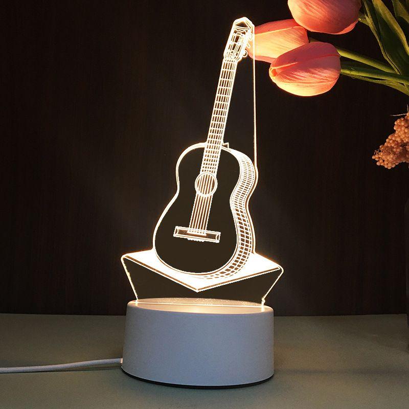 Lamp Acrylic 3d Usb Led Night Lights Xmas Christmas Birthday Gifts Decorations