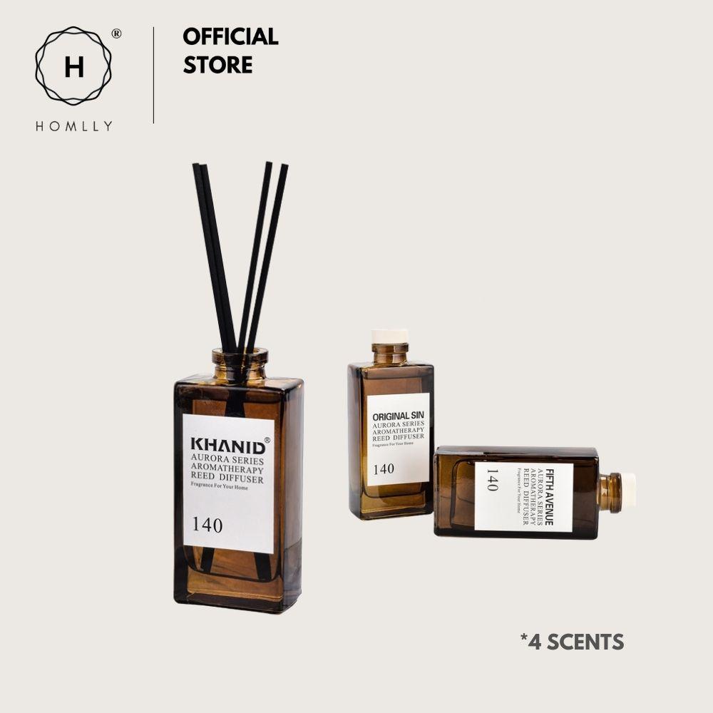 HOMLLY Khanid Collection Aroma Scented Reed Diffuser (140ml) (X2 PCS)