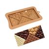 Silicone Baking Molds Cocoa Pods/Heart/Puzzle Chocolate Molds Food Safe Baking Equipment For Kitchen Accessories