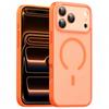 iPhone 17 Pro Case Set, for MagSafe, Matte with Camera Protection, Orange + Glass