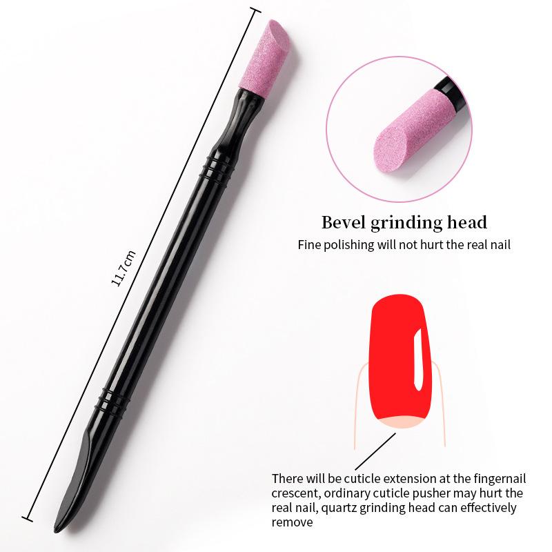 Nail Art Pen Dead Skin Remover Washable Cuticle Pusher Manicure Trimmer Nail Art Tool
