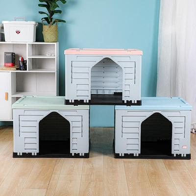 Pet Villa Flat-Top Indoor/Outdoor Dual-Use House for Cats and Small Dogs, Winter Warm Shelter
