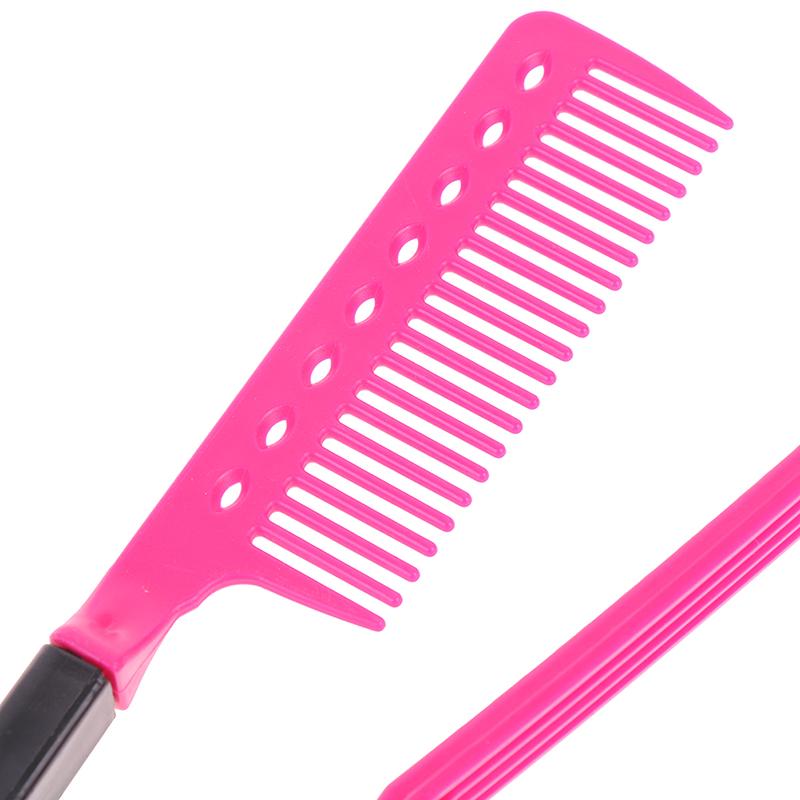 1X Straight Hair Comb Brush Tool For Dry Iron Hair Curl To Straight Hair Shaper