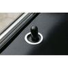 For Benz GLE GLS 2016-2019 Silver Allloy Inner Door Bolt Lock Down Ring Trim 2PC