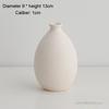 Nordic Ceramic Small Vase, Flower Decor Accessories, Home Dining Table, Bedroom, Living Room, Narrow Mouth, Floral Ornament, 1Pc