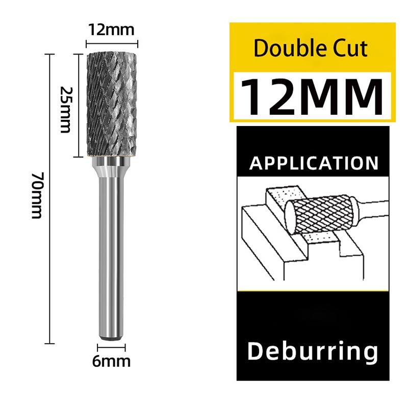 

Борфреза из карбида вольфрама SB-5 с диаметром ¼ дюйма(6,35) Хвостовик ½ дюйма, диаметр фрезы, длина 1 дюйм, вольфрамовый напильник профессионального класса SB-5
