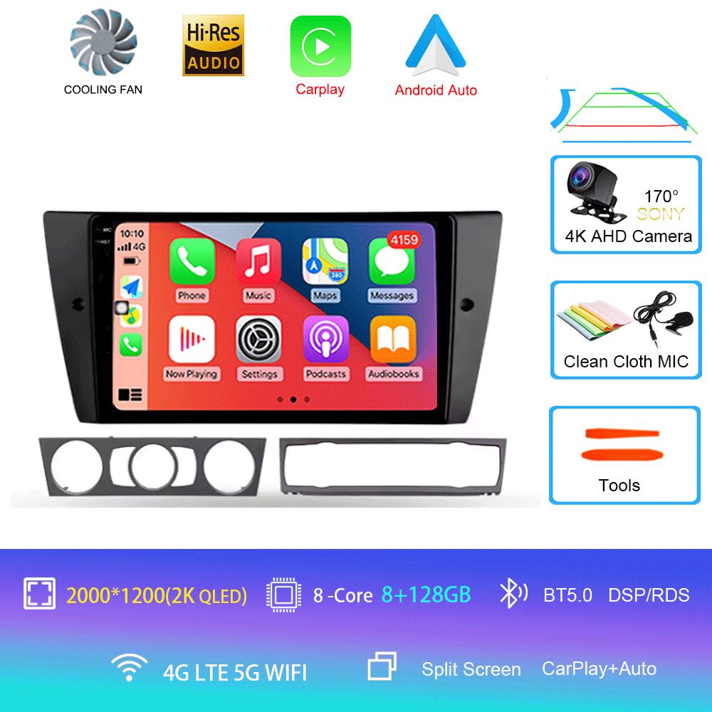 Android 14 Car Radio For BMW 3-Series E90 E91 E92 E93 2005 - 2013 Multimedia Video Player Navigation GPS No 2din 2 Din Dvd