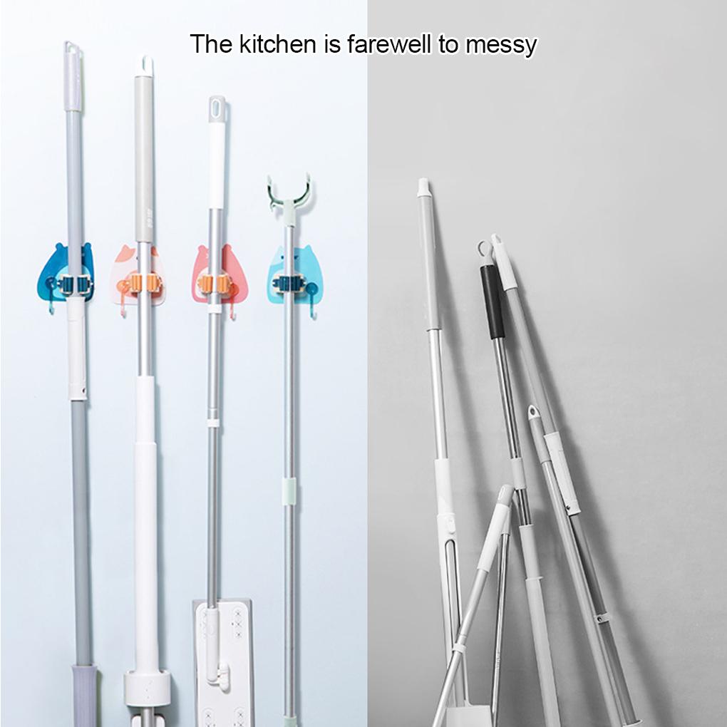 Hanger Wall Mounted Holder Organizer Plastic Kitchen Bathroom Storage Rack