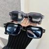 Čtvercové sluneční brýle Dámské Pánské Vintage Značka Zrcadlové Stylové Sluneční brýle Ženské Pánské Roztomilé Skla Osobnost Barvy Oculos De Sol