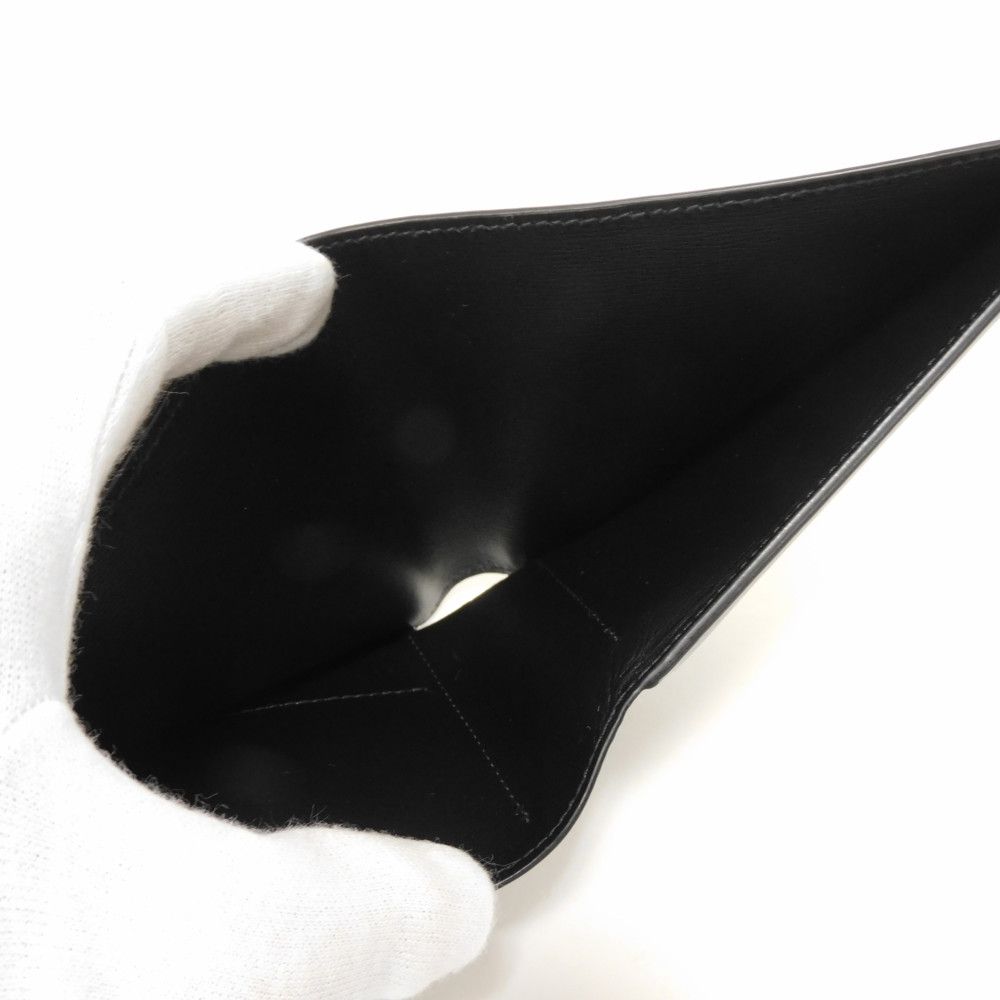 Used 9896 Bifold Wallet 661329 7941 Current RFID coin purse Unused New logo Black Men's from Japan AUTHENTIC