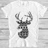 Aztec Deer T Shirt Vintage Stag Design Cool Gift Tee M17