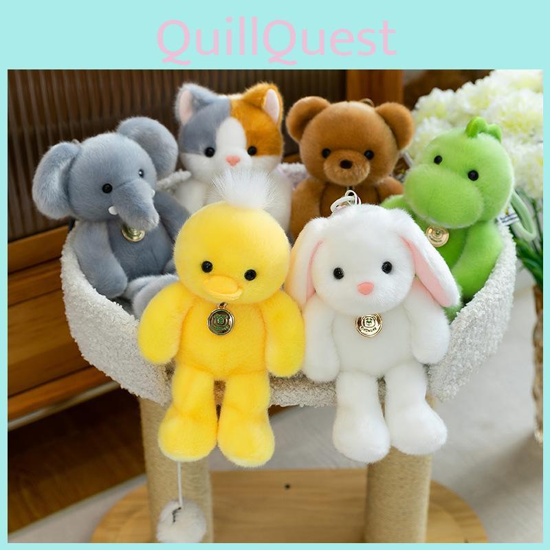 Plush Bunny Pendant Soft Toy For Kids Gift And Backpack Decoration