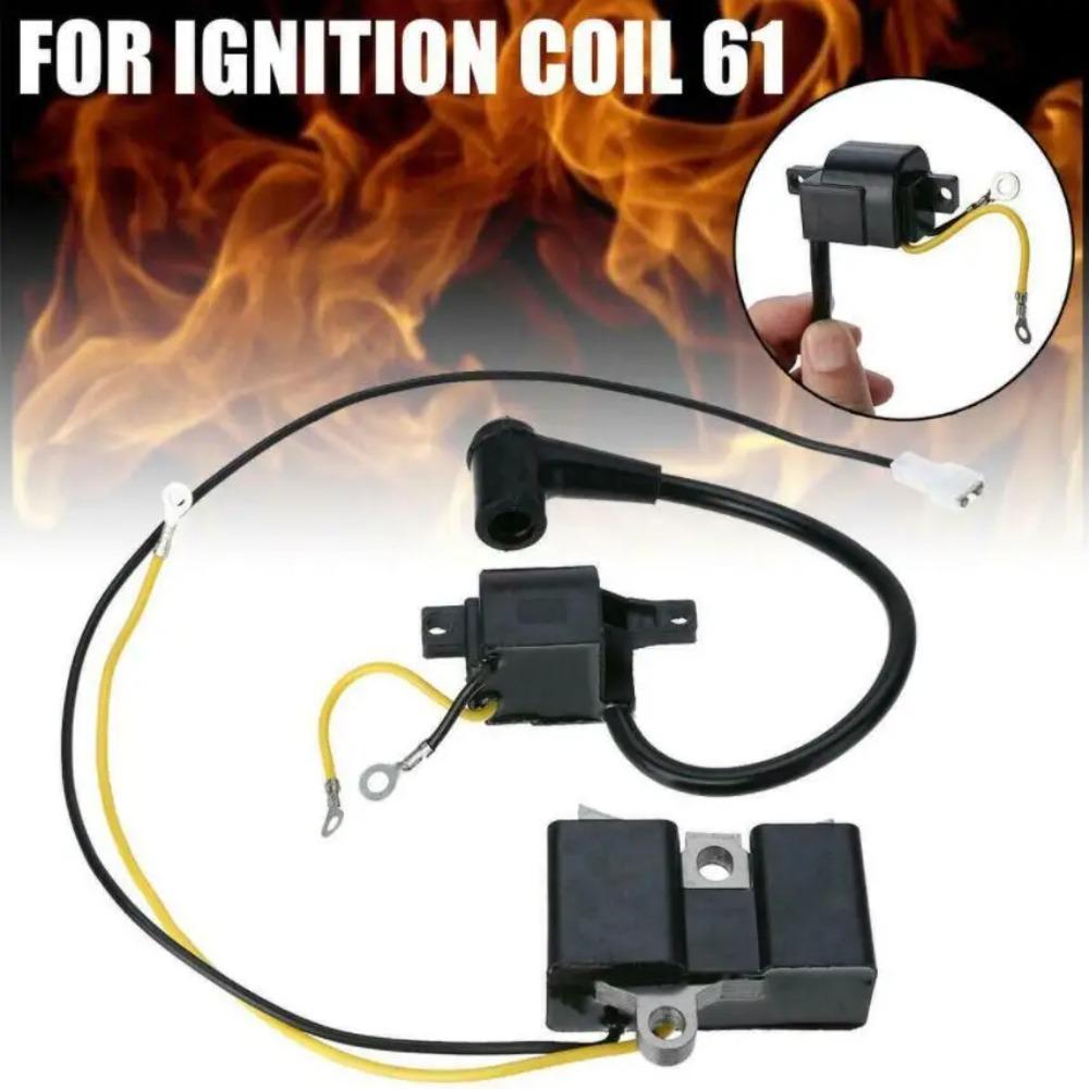 Accessory Spark Plug Set Old Type Ignition Coil Set for Husqvarna 61 66 162 266 Chainsaw 501516201